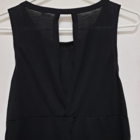 🍄2for15🍄Open Back High Collar Translucent Top - Picture 3 of 4